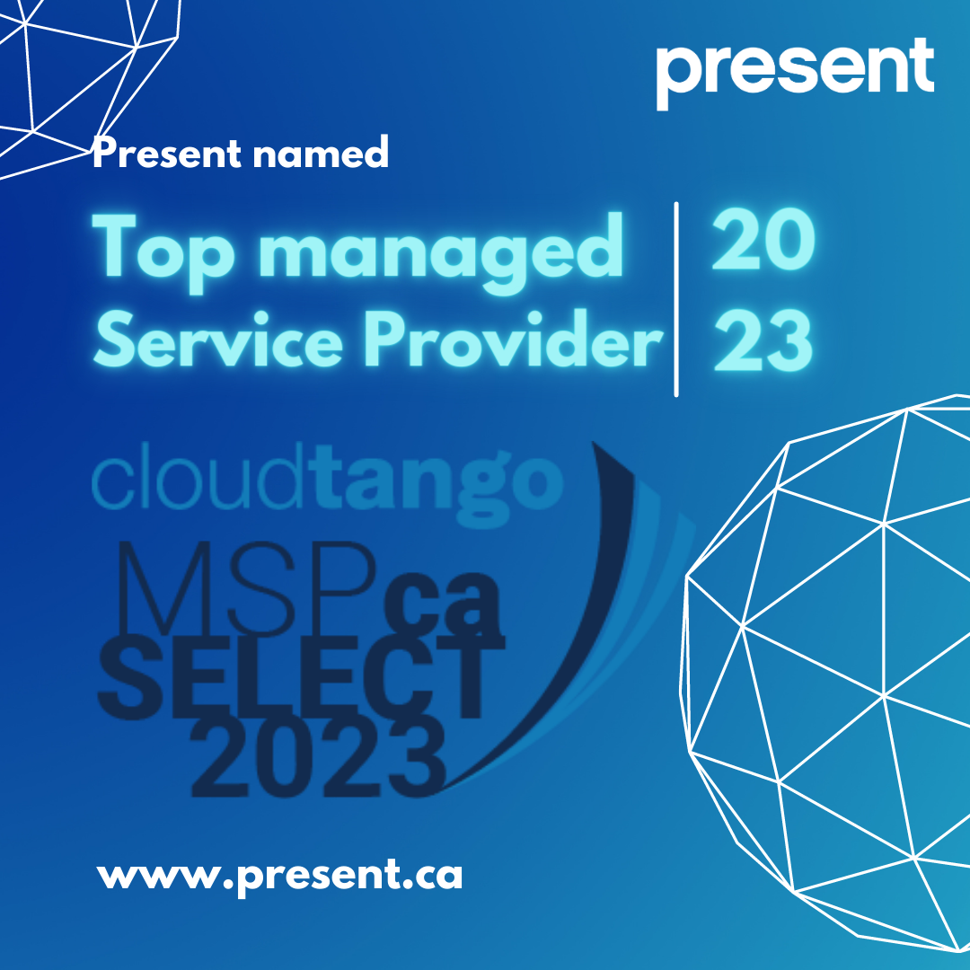 Present Named Best Managed Services Provider By Cloud Tango MSP Select